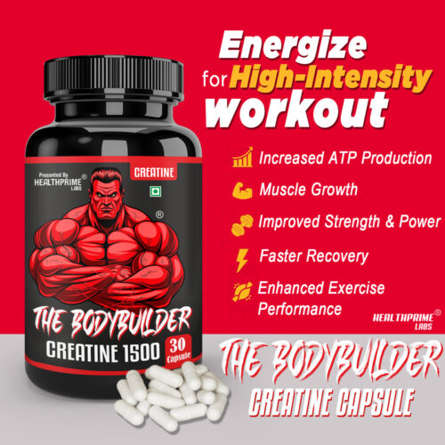 HEALTHPRIME LABS The Bodybuilder Micronised Creatine Monohydrate
