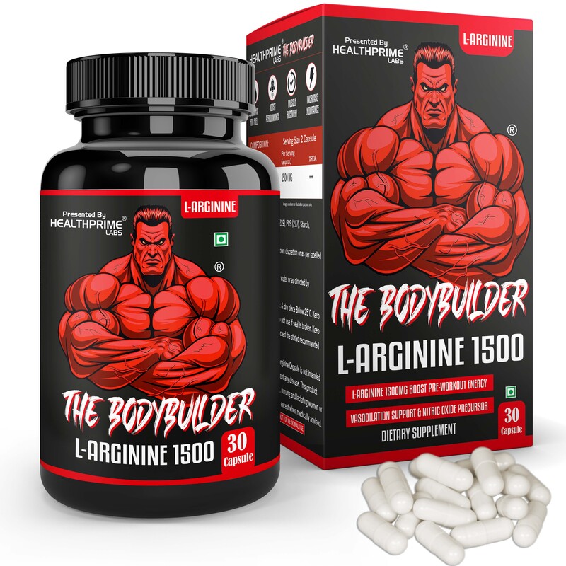 HEALTHPRIME LABS The Bodybuilder L-Arginine