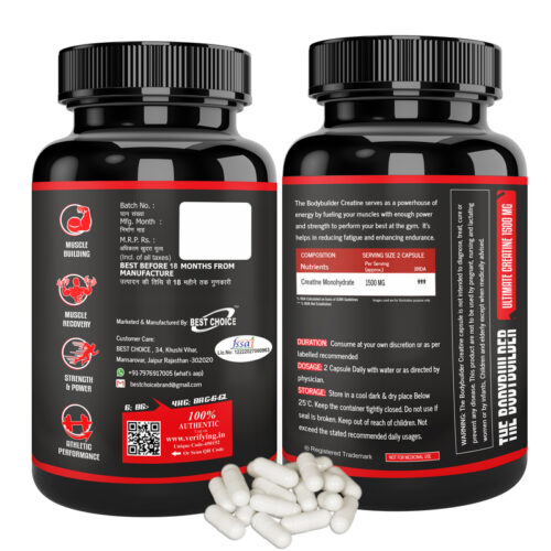 HEALTHPRIME LABS The Bodybuilder Micronised Creatine Monohydrate